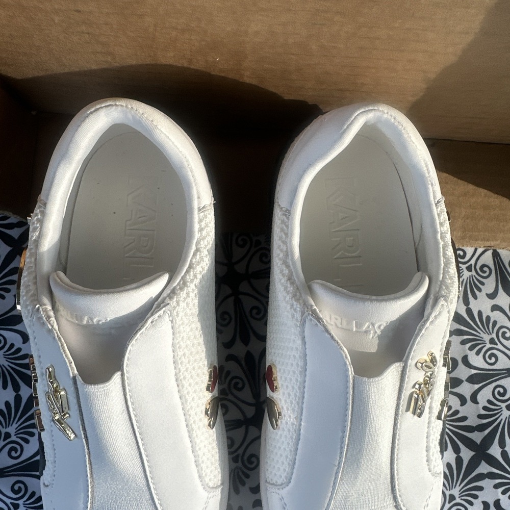 Karl Lagerfeld Paris Women's Mavise Pins‎ Everyday Sneaker US 5.5 - Picture 5 of 8